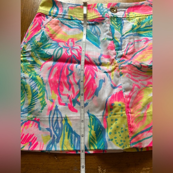 Lilly Spulitzer multicolor mini Skirt Size 00 - Picture 10 of 11